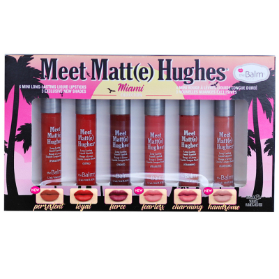 theBalm Meet Matte Hughes Mini Kit (6 shades) MIAMI