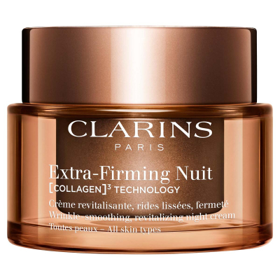 Clarins Extra-Firming Nuit Wrinkle-smoothing Revitalizing Night Cream All Skin Types (50 ml)